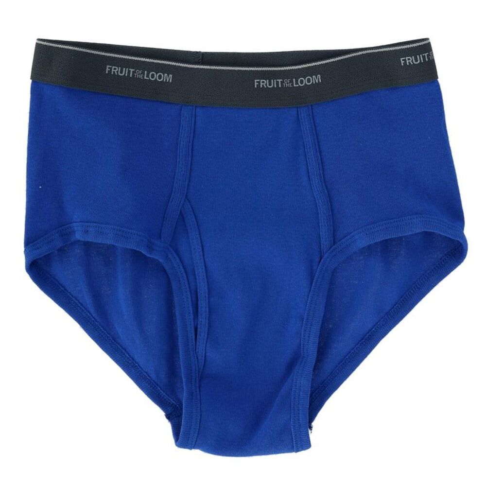 Fruit of the Loom Men's Briefs - Black, Blue, Gray - Picture 3 of 5
